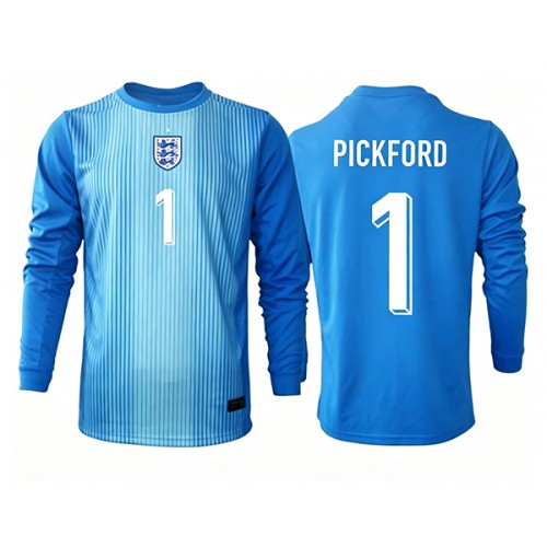 Dres Engleska Jordan Pickford #1 Golmanski Domaci SP 2026 Dugi Rukav